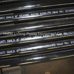 Alloy Steel Seamless Pipe, 6 Inch, ASTM A335 P5, 9-12 m