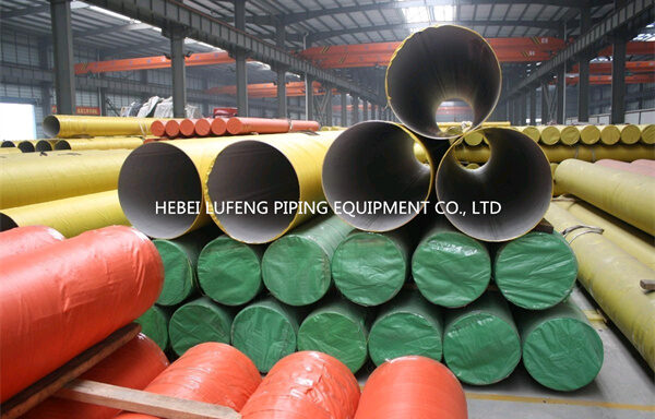 24″ Ø 600 mm PIPE, SCH10S, EFW, DUPLEX SS, ASTM A928M-UNS S31803 CLASS 1, BEVEL ENDS, ASME B36.19M,