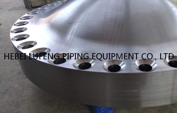 Forged super duplex stainless steel S32750(2507) flanged ellipsoidal head